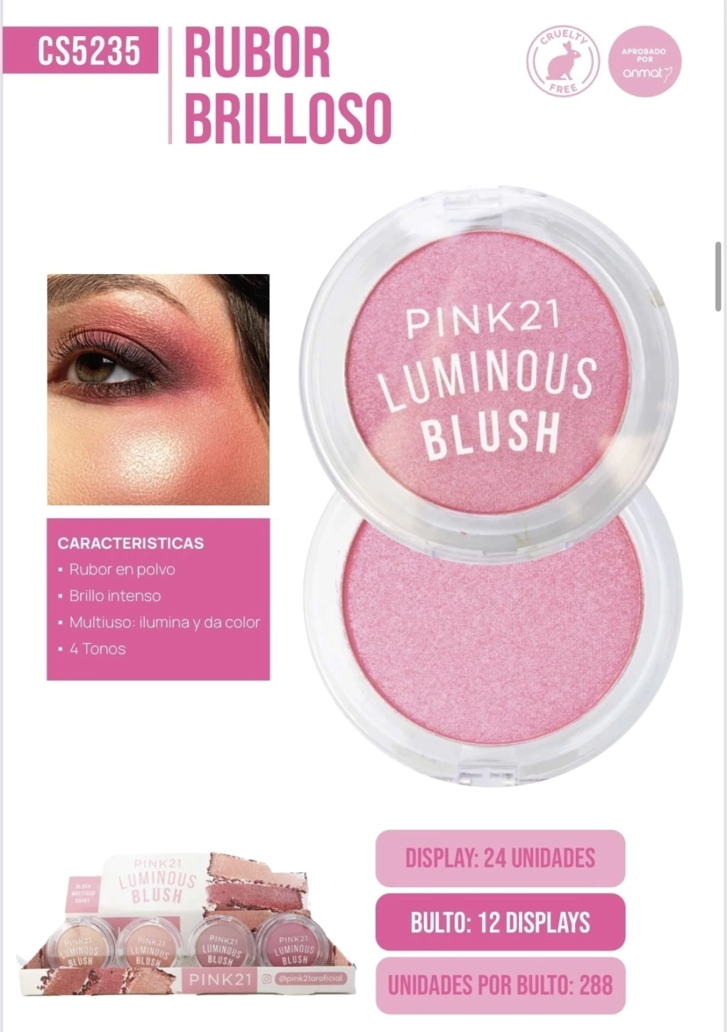 Rubor Luminous Blush Pink21